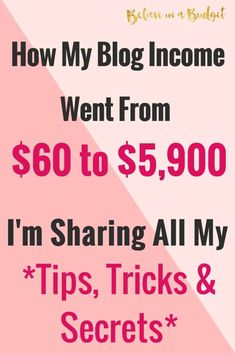 This is my sixth blog income report working full time. since I've started blogging full time, I've been working hard to make extra money and increase my income. I'm sharing how my blog has turned into my best side hustle yet and helps me earn a full time living! Income Reports, Side Hustle, Income