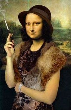 Mona 30s -- Mona Lisa Parodies #Joconde Dali City