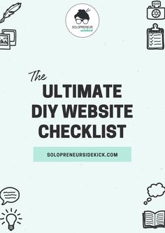 The Ultimate DIY Website Checklist Business Planning