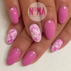 #pinkflowers for @abby_vicious ! #nailgameonpoint #sparklesf #styleseat #styleseatsf #sfnoma #nailartist #bayareanails #sanfrancisconailart  #sanfrancisconails #sanfrancisco #handpainted #gelnails #nailart #nailgasm #notd #nailswag #prestogel #youngnails #revelnail #sculpturednails by sfnoma Nail Envy, Nail Artist