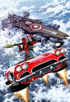 Deadpool by Mark Brooks Ultimate Spider Man, Art Geek, Dead Pool, Wade Wilson, Nerd Art, Comic Book Artwork, Marvel Deadpool, Uncanny X-men, Deathstroke