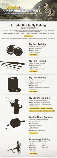 an info sheet describing different types of fishing equipment