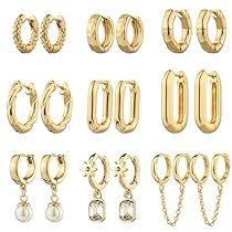 Earring Set, Chunky Gold Hoop Earrings, Open Hoop Earrings, Huggie Hoop Earrings, Chunky Hoop Earrings, Hoop Earrings, Gold Chunky Hoop Earrings, Jewelry Earrings, Silver Hoop Earrings