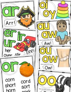 Phonics Posters 0DB Anchor Charts, Literacy, Posters, Ideas, Word Families, Reading