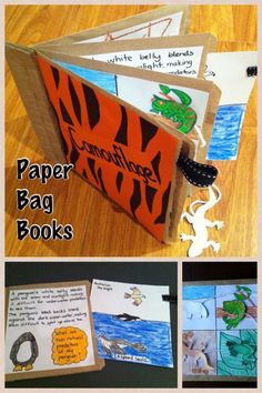 Paper Bag Books are an interesting way for students to present information & can be used for many different subjects & topics. Depending on time, they can work in groups to create a book or they can create a book each. Literacy, Teaching, Kinder, Kindergarten, School, School Reading, Activities, Kunst