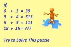 Good morning friends...  Try to solve it!!! #puzzle Essential Oils, Iq Test, Morning Friends, Craft Projects, Essential Oil