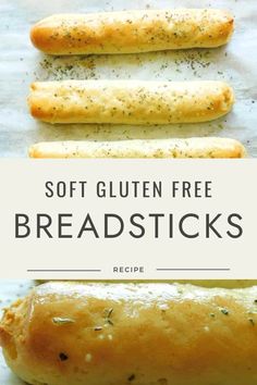 soft gluten free breadsticks are the perfect way to use up leftover bread