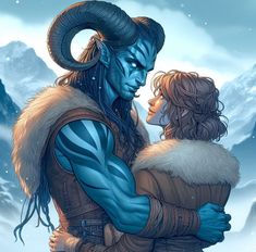 ice planet barbarians type couple (ai) #iceplanetbarbarians Sci Fi Series, Fan Book, Barbarian, Character, Alien