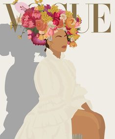 Beyoncé for Vogue Magazine ... illustration by Urechi of @UreUnbothered, reference photo by @tylersphotos _ Follow my illustrations account @ureunbothered on Instagram to stay tuned to the rest of the #unbotheredseries as i post them, and you like them Posters, Vogue, Photography, Beyoncé, Vintage, Vogue Covers, Vogue Magazine, Magazine Illustration, Beyonce