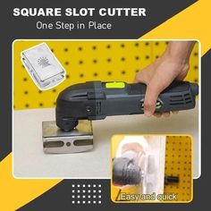 50% OFF!! Ending the inefficient and cumbersome slot cutting tools! Cutting the electric box in seconds! Saves a lot of time! Plumbing, Home Repairs, Drywall, Folding Workbench, Diy Home Repair, Electric Box, Drywall Tools, Dremel Multi Max, Home Repair