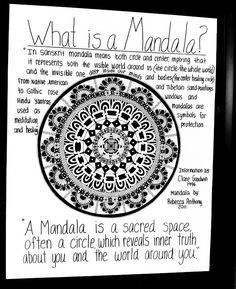 Mandalas, Hamsa, Quotes, Namaste, Mindfulness, What Is A Mandala, Runes, Mandala Design, Mandala Drawing
