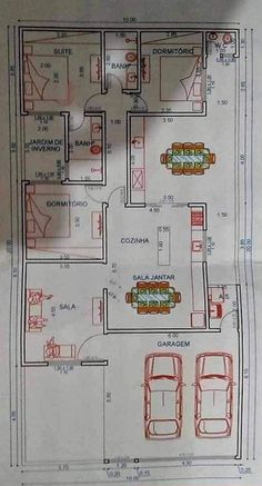 Duplex House Design, Narrow Lot House, Small House Layout, Affordable House Plans