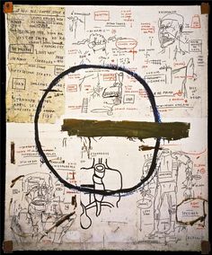 Jean-Michel Basquiat - Jesse. #jeanmichelbasquiat http://www.widewalls.ch/artist/jean-michel-basquiat/
