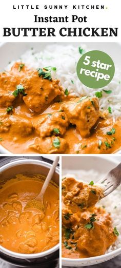 the steps to make instant butter chicken