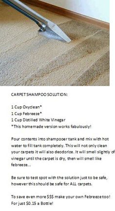 carpet shampoo solution instructions on how to clean the floor with a vacuum mop