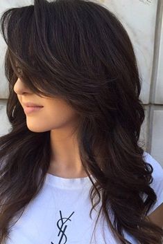 Long Haircuts With Layers For Every Type Of Texture ★ Medium Length Hair Styles, Long Hair With Bangs, Layered Hair