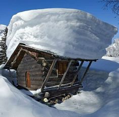 Cabins In The Woods, Winter Snow