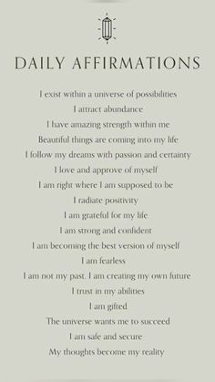#affirmations #positivethinking Affirmation Quotes, Positive Thinking, Confidence, I Am Strong, Trust Me, Good Things, I Am Grateful