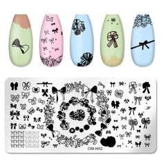 Quantity : 1PC Size : 12*6 cm Weight : 24.5g Material : Metal Model Number : Nail Stamping Plates Template Type : Stamping Number of Pieces : One Unit Item Type : Template Feature 1 : Nail Art Feature 2 : Nails Accesories Feature 3 : nail stamp Feature 4 : Nail Art Templates Description PRODUCT DESCRIPTION: Type: Nail Art Stamping Plates Quantity: 1 Pc Size: 12cm * 6cm Material: Stainless Steel Style: Flower Butterfly PACKAGE CONTENTS: 1 Pc * Nail Stamping Plates HOW TO USE: 1. Apply base gel or regular polish on the nail. 2. Apply the stamping polish to desired image within a plate. 3. Make a scraper leaned over 45 degrees and scrape excessive polish off quickly and strongly from inside to outside. 4. Immediately press the stamper with a gentle rolling motion to pick up the design. The im Nail Designs, Nail Art Designs, Design, Unique Nails, Nailart, Nail Art Diy, Leopard Nail Art, Diy Nails, Nail Accessories
