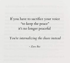 a quote from zara bas on peace