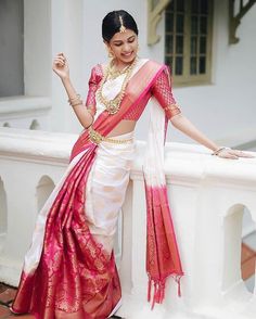 Indian Bridal Wear, Indian Silk Sarees, South Indian Bride Saree, South Indian Wedding Saree, Bridal Sarees South Indian