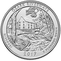 United States Mint to Launch Quarter Honoring Ozark National Scenic Riverways on June 5 - Coin Community Forum National Parks, United States Mint, Ozark, Atb, Coin Shop