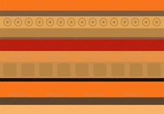 an orange and brown striped background with circles in the middle - stock photo - images
