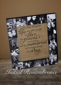 Picture Frames, Gift Ideas, Wedding Gifts, Gifts For Friends, Framed Photo Collage, Valentines Day Pictures, Best Friend Frames