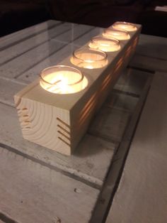 Diy, Ikea, Wooden Candle Holders, Wood Candle Holders Diy, Wood Candle Holders, Wooden Candles, Wood Candles, Candle Holder Decor, Diy Candle Holders