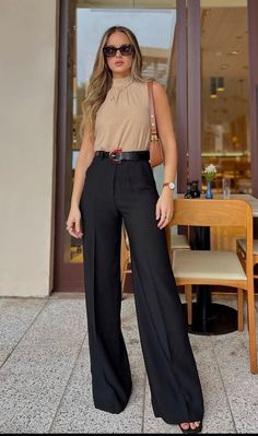 Outfits Otoño, Outfit Pantalón Negro, Trending Outfits