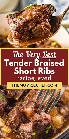 the very best tender braised short ribs recipe ever