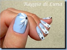 Raggio di Luna Nails: Flower simplicity Toe Nails, Perfect Nails, Get Nails