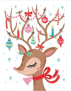 Disney, Vintage Christmas, Christmas Characters, Christmas Doodles, Christmas Illustration, Christmas Drawing, Christmas Deer, Christmas Art