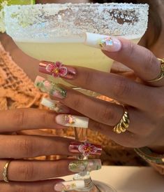 water lilly garden🪷✨💧 #flowernails#3dnailart#3dnails #explorepage#nails#gelx#gelxnailtech #gelxnails #apresnailofficial… | Instagram Pink, Nail Designs, Cute Nails, Dope Nails, Minimalist Nails, Cute Acrylic Nails, Cute Acrylic Nail Designs