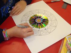 Origami, Art, Artesanato, Mandala Art Lesson, Upcycled Art, Mandala Art