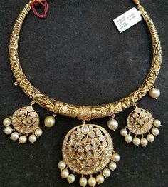 Beautiful Gold Necklaces, Fine Jewellery Earrings, Gold Jewelry Fashion, Gold Fashion Necklace, Gold Hasli Designs