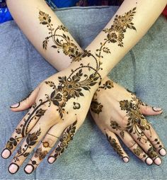 Back Hand Henna Design!