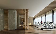 Centre, Fitness, Modern, Residential, Gym Design