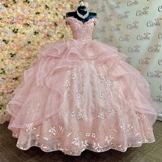 Coral Princess Quinceanera Dresses Princess 3D Flowers Ball Gown Birthday Gown Tulle Lace-Up Sweet 16 Dresses vestidos de 15 Prom Dresses, 15 Dresses, Sequin Party Dress, Ball Dresses, Vestidos De Fiesta Cortos, Princess Dress, Quince Dress, Vestidos De Fiesta, Pretty Prom Dresses
