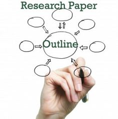 a hand writing research paper outline on a whiteboard with green marker in the middle