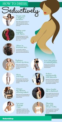 a poster showing different types of dresses and how to wear them in the same color scheme