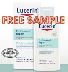 Free Sample of Eucerin Professional Repair lotion Bali, Eucerin, Nivea, Lotion, Aquaphor, Extremely Dry Skin, Free Beauty Products, Cleaning Jewelry