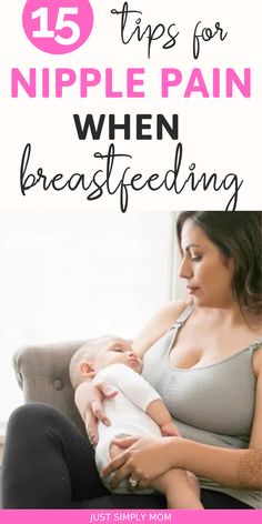 Nipple pain and breast soreness are the most common issues during the first week of breastfeeding. Here are some tips on how to ease that pain for new moms. Pregnancy Health, Stress And Health, Soreness, Organic Body Care