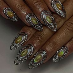 Gel Nail Art, Acrylics, Nail Designs, Thermal Nails, Chrome Nails, Nail Inspo, Nails Inspiration, Claw Nails, Minimalist Nails