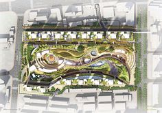 Huainan City Park - The Jerde Partnership on Behance Behance, Plaza Design