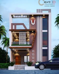 Architecture, Building Front Designs, Architectural Design House Plans, House Front Wall Design, House Arch Design