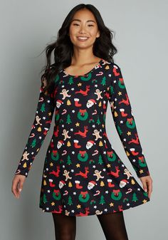 Dream a Little Dream Of 'Tweed' Coat | ModCloth Christmas Trees, Casual, Clothes, Christmas Party Dress, Reindeer Christmas, Tipsy Elves, Hallmark Ornaments, Holiday Cheer, New Years Eve Outfits