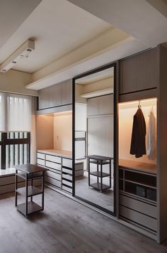 Mastering Interior Minimalism | Yanko Design Closet Vanity