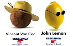 Ortofrutta divertente campagna Esselunga | Ortofrutta.com Food Ads, Floppy Hat