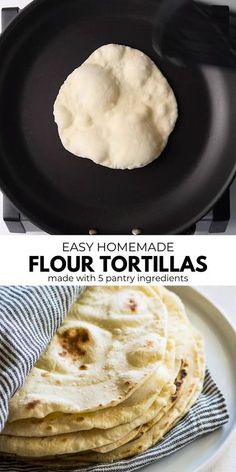 how to make homemade flour tortillas